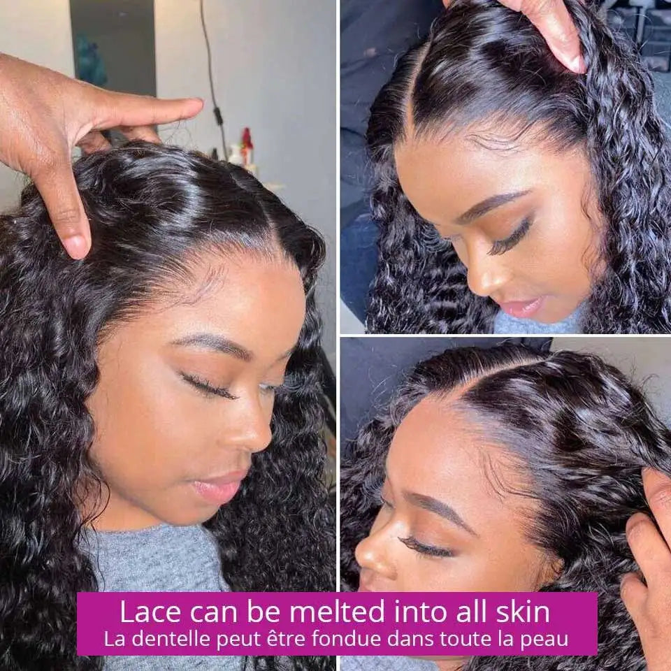 At RemyRoots, We Carry The Indian Deep Curly Lace Front Wig – 100% Human Hair By RemyRootsBoutique