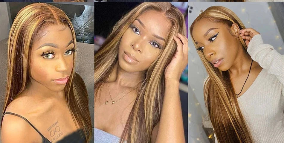At RemyRoots, We Carry Honey Blonde Highlight Wig – Human Hair Brilliance By RemyRootsBoutique