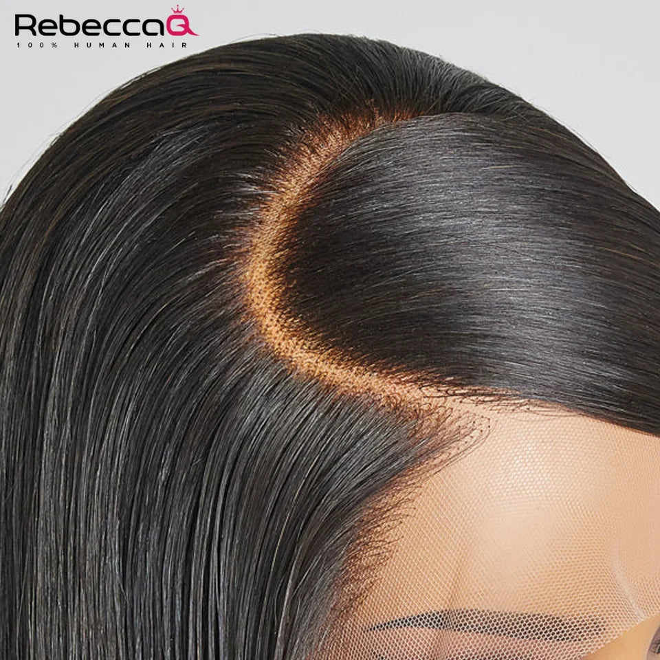 At RemyRoots, We Carry The Transparent Straight Lace Frontal Wig – 13x4 Pre-Plucked Bone Straight Human Hair Wig By RemyRoots Boutique