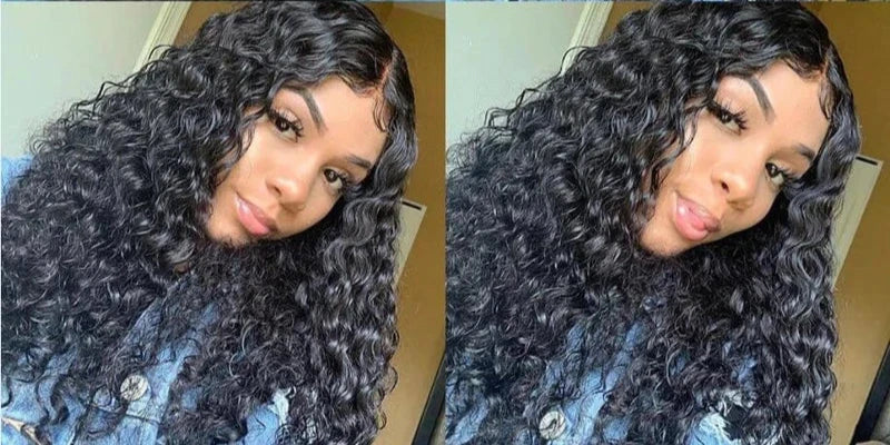 At RemyRoots, We Carry The Indian Deep Curly Lace Front Wig – 100% Human Hair By RemyRootsBoutique