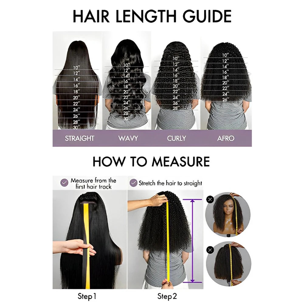 36Icnh 13x4 HD Transparent Lace Frontal 250% Density 13x6 Deep Wave Human Hair Wig-Natural Look Frontal Lace Wig