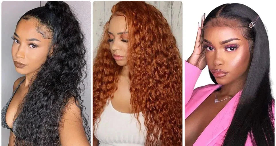 At RemyRoots, We Carry The Indian Deep Curly Lace Front Wig – 100% Human Hair By RemyRootsBoutique