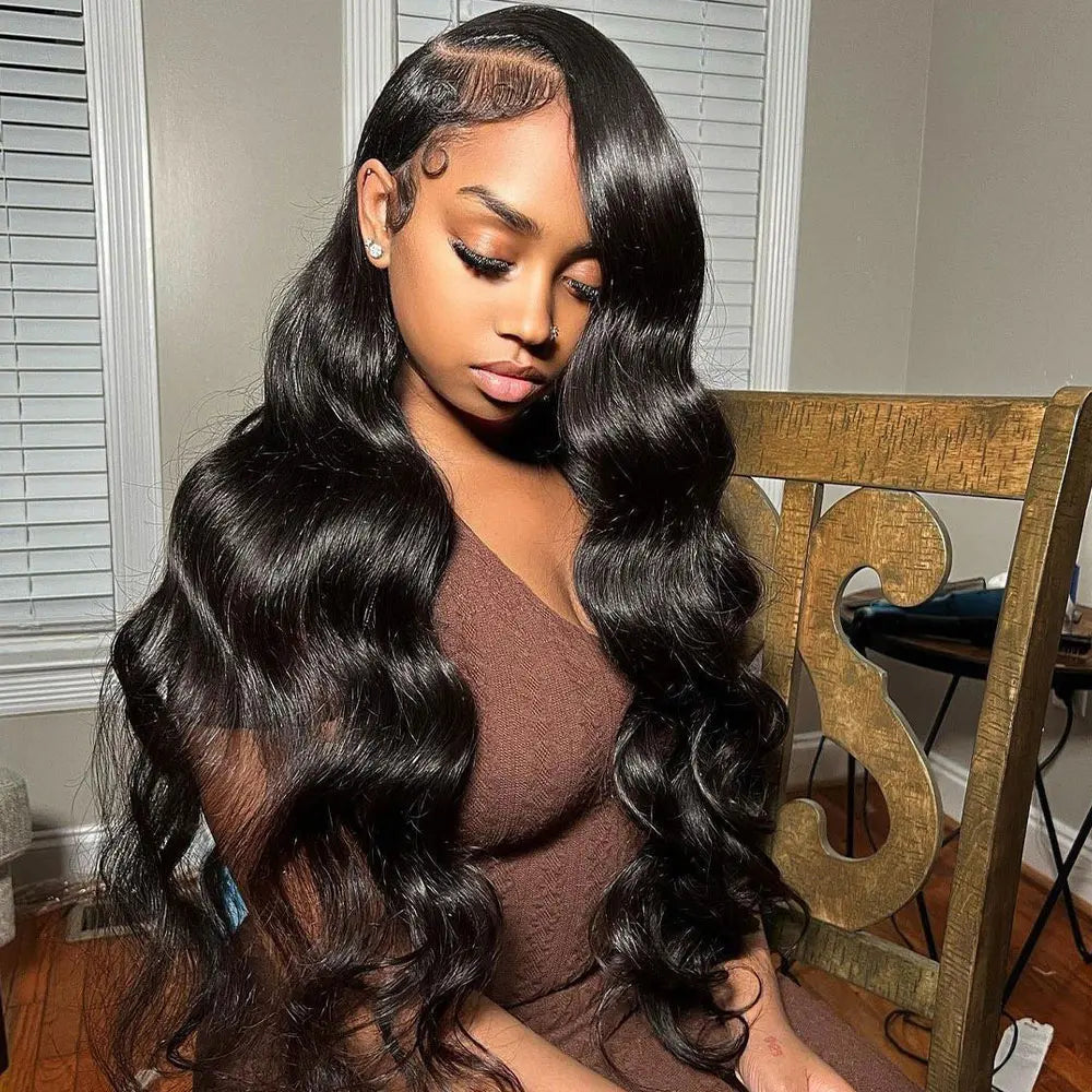 30-40 Inch Body Wave Lace Front Wig | Brazilian Human Hair, 13x4 HD Lace Frontal | RemyRootsBoutique