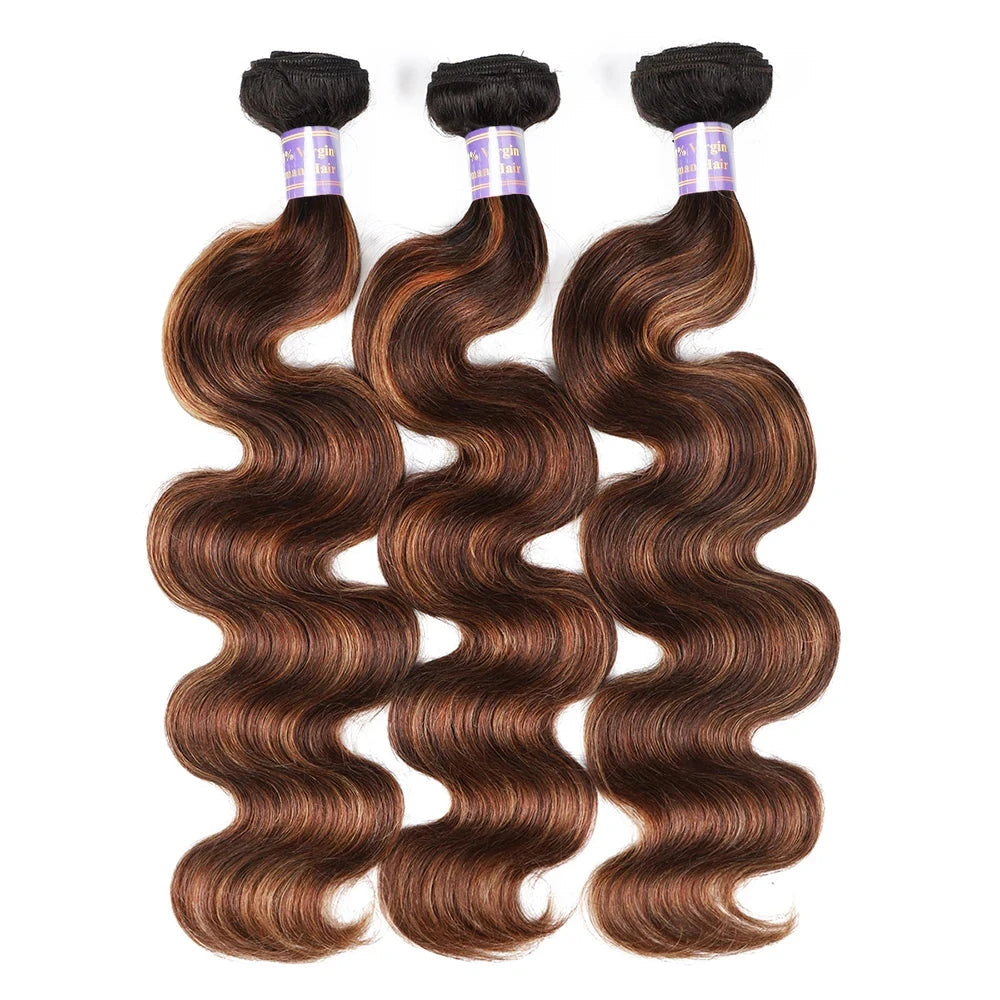 Ombre Body Wave Human Hair Bundles - Brazilian Virgin Hair | RemyRootsBoutique