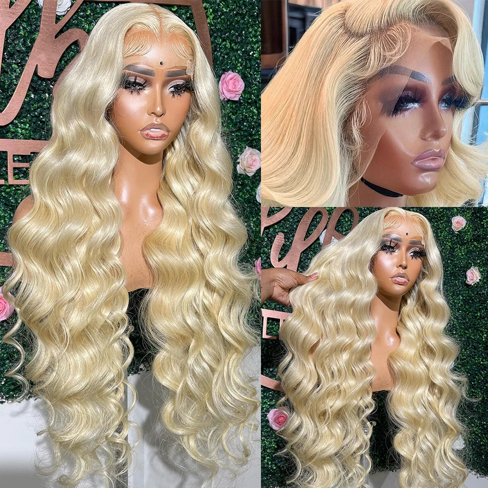 Lace Frontal Wig For Women Body Wave Lace Front Wigs Honey Blond