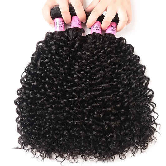 100% Brazilian Curly Weave Remy Hair Bundles - Premium Quality by UNICE Official Store