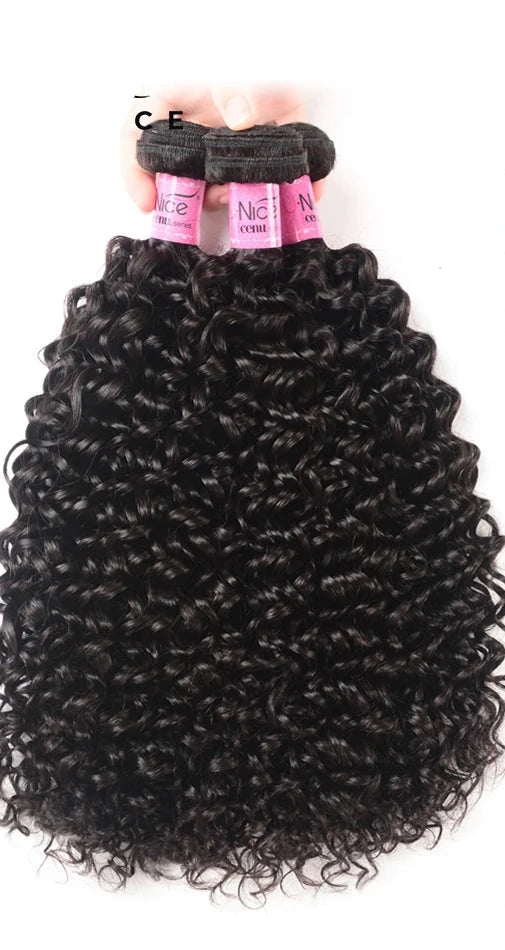 100% Brazilian Curly Weave Remy Hair Bundles - Premium Quality by UNICE Official Store