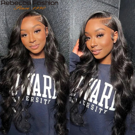 13X4 Body Wave Frontal Wig Human Hair Lace Front Wig Pre-plucked Glueless Human Hair Lace Wig Brazilian Body Wave Lace Front Wig