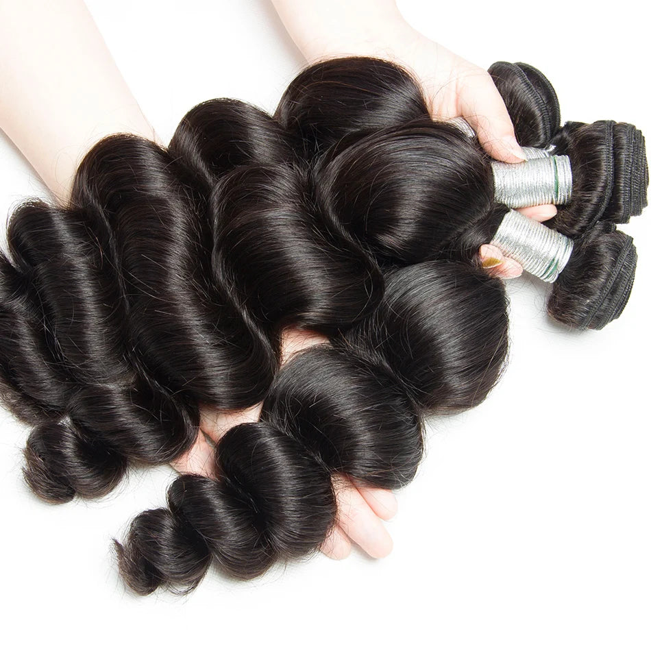 12A Loose Wave Bundles with 100% Human Hair