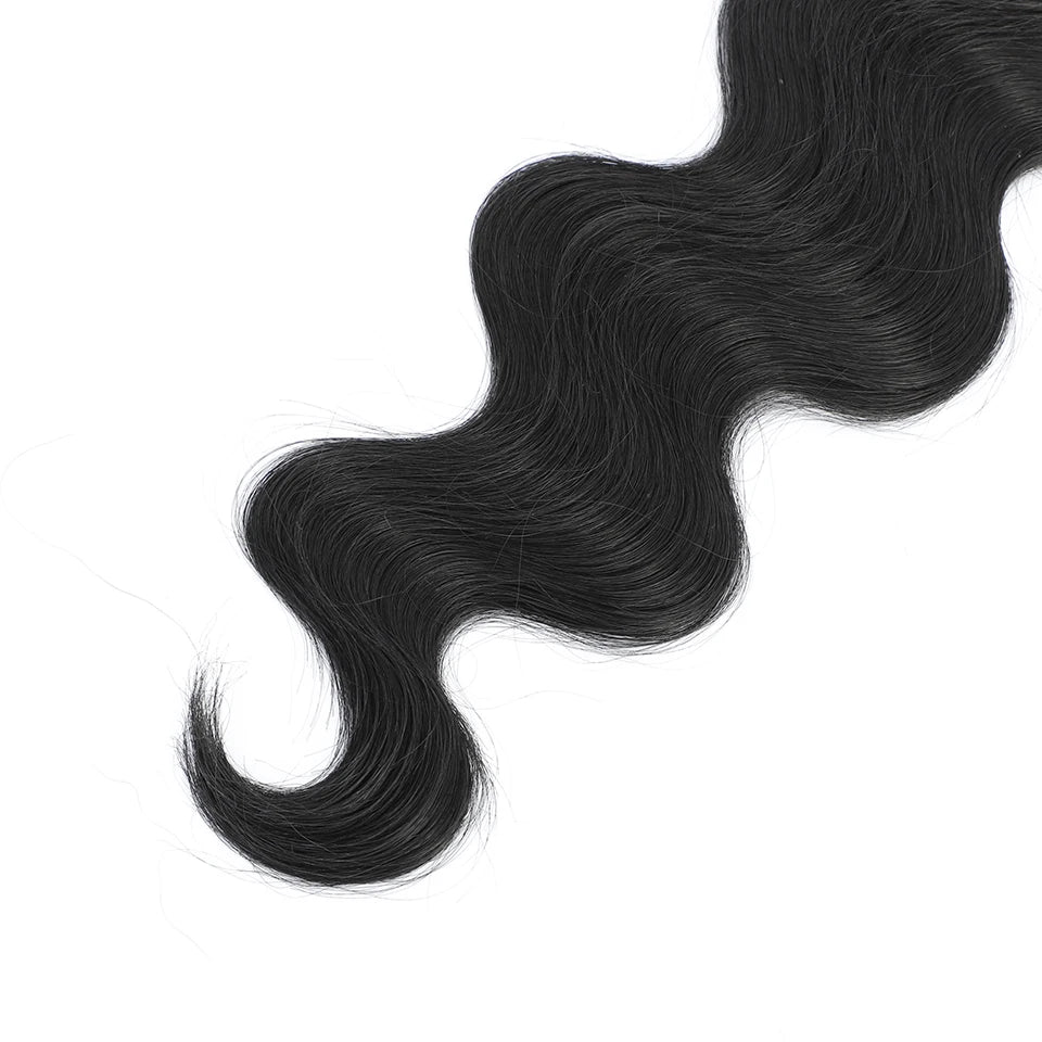 Body Wave Bundles Brazilian Hair Weaving Soft Natural Synthetic Hair