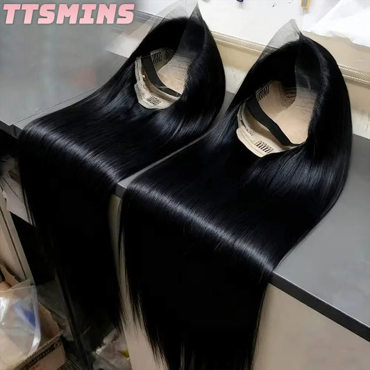 Straight Lace Front Wigs Human Hair 13X6 Hd Lace Frontal Wig 13X4 Bone Straight Human Hair Wigs Hair Accessories For Women