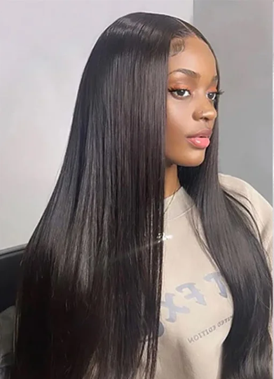 30-Inch Straight Human Hair Wig – 13x4 Transparent HD Lace Front, Brazilian Hair | RemyRootsBoutique