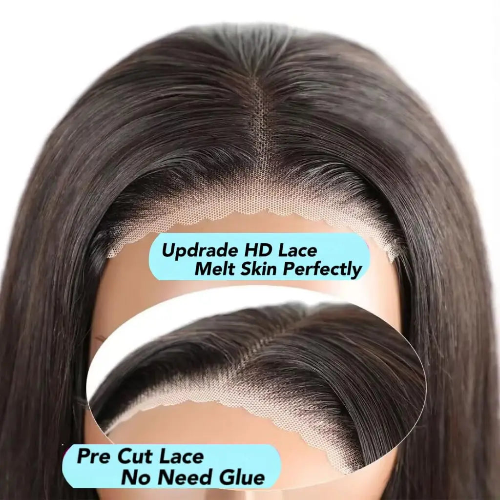 At RemyRoots, We Carry The Wear To Go Bob Glueless Wig – 13x4 Bob Lace Frontal Wig | Bone Straight Human Hair Wig By RemyRoots Boutique