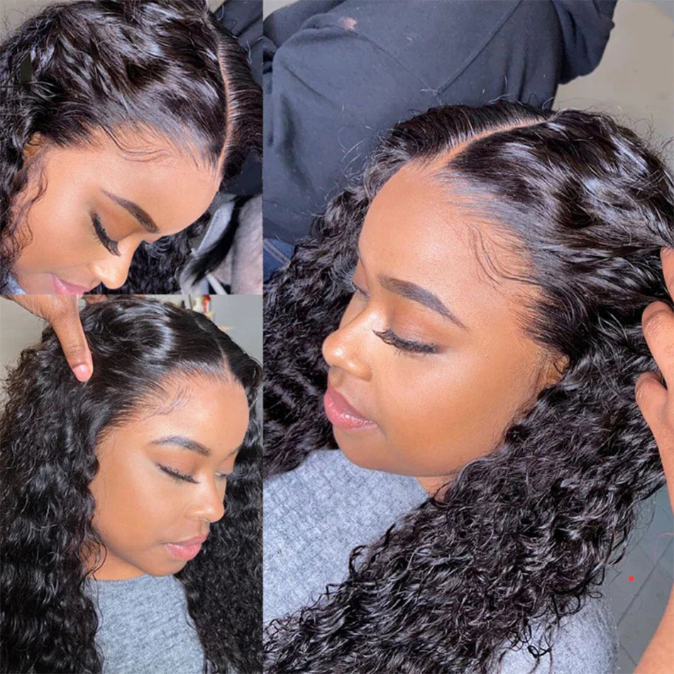 Wet and Wavy Virgin Curly Loose Deep Peruvian Hair