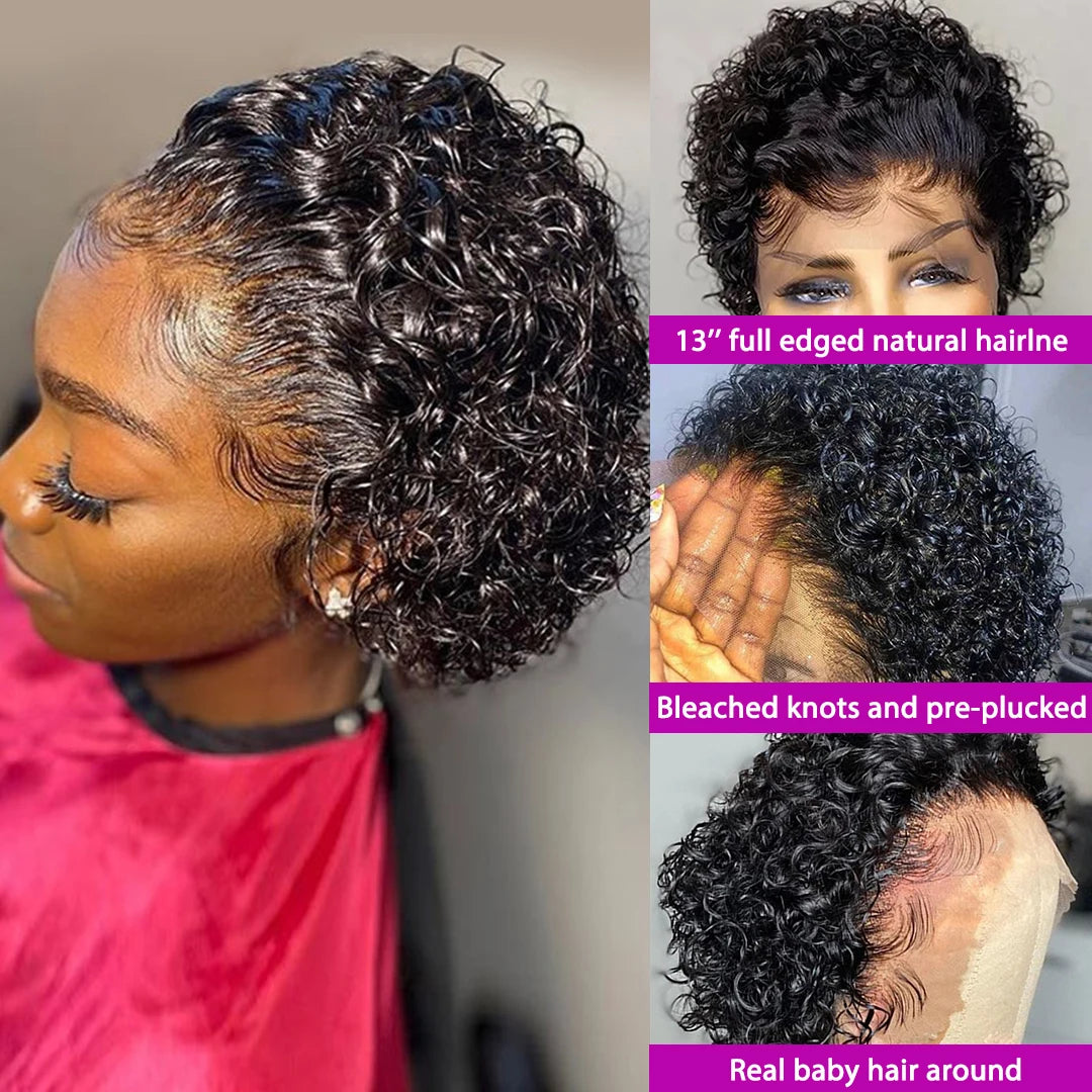 Pixie Cut Wig – 13x4 Lace Front Human Hair Wig | RemyRoots Boutique