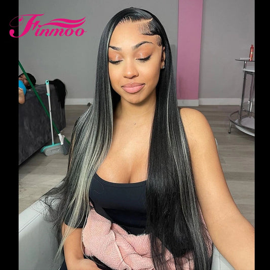 Oreo 613 Highlight Lace Front Wig Human Hair Wig For Woman 13x4 Lace Frontal Blonde Lace Front Wig Body Wave Wig Pre Plucked