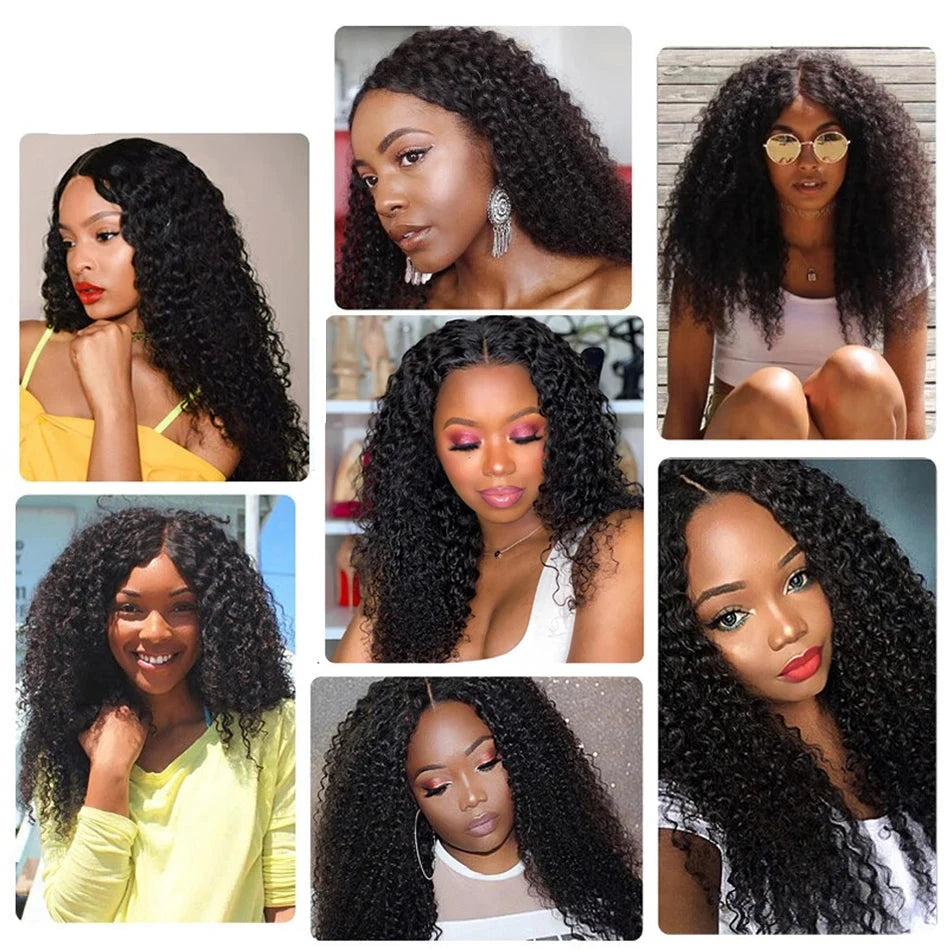 100% Brazilian Curly Weave Remy Hair Bundles - Premium Quality by UNICE Official Store