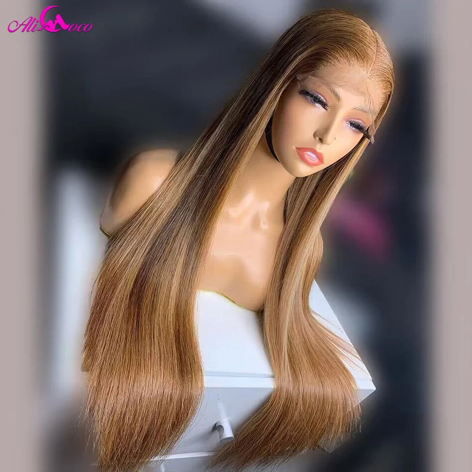 Enhance your style with our 12A Straight Lace Front Wig,