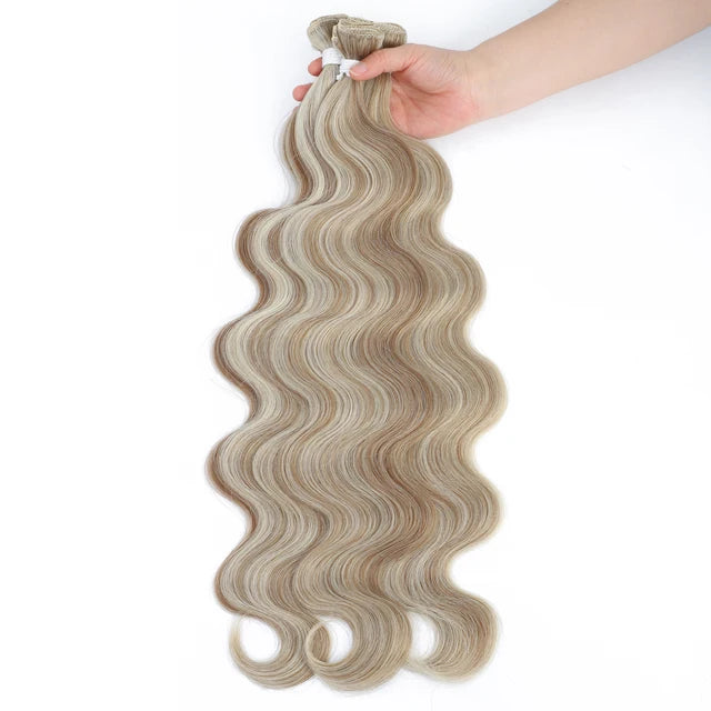 Body Wave Bundles Brazilian Hair Weaving Soft Natural Synthetic Hair